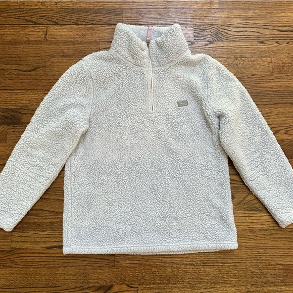 Simply Southern light Blue/Gray Fleece Pullover - Picture 1 of 3